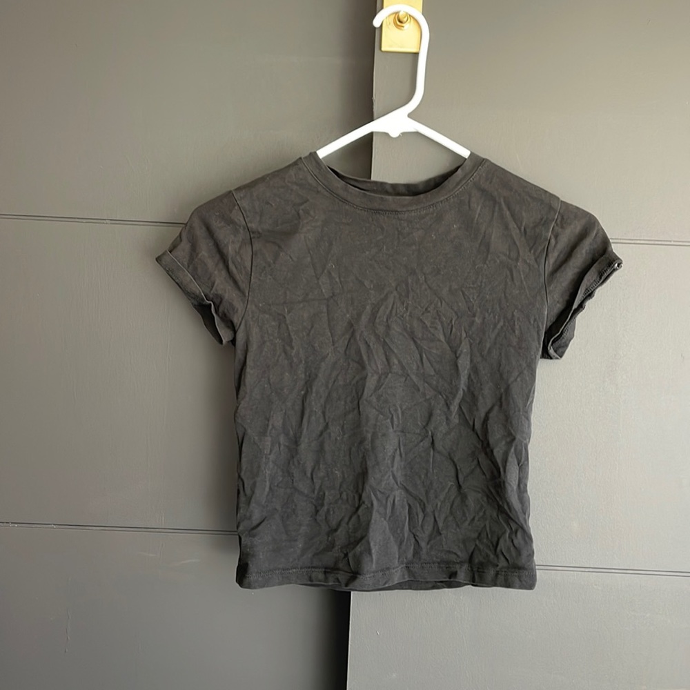 Splash black short sleeve baby tee in size girls medium